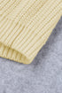 Bishop Sleeve V-Neck Drop Shoulder Button Front Knit Cardigan Sweater